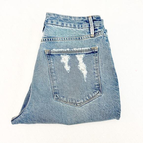 Good American Denim - Good American Straight Leg Denim Jeans GGBDH602T Size 6 / 28